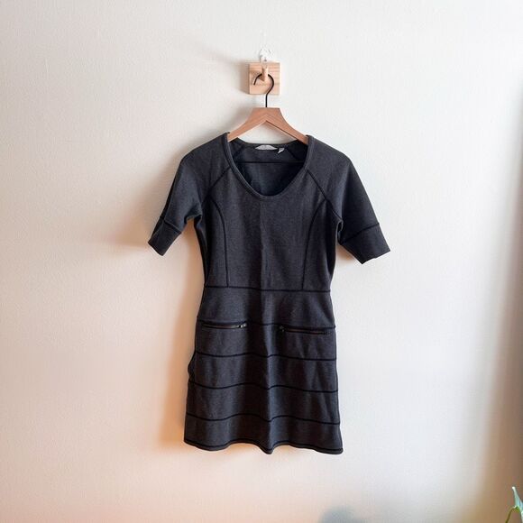 Athleta Strata Zip Ponte Dress Size XS - Picture 2 of 6